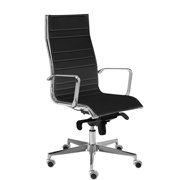 Silla Acer de Dile Office con tapizado con acolchado ergonómico negro