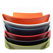Silla de plástico Atenea Dile Office en diferentes colores de respaldo