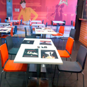 Silla Atenea de Dile Office en diferentes colores para restaurante