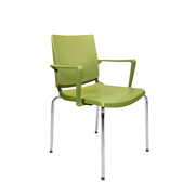 Silla Atenea verde Dile Office