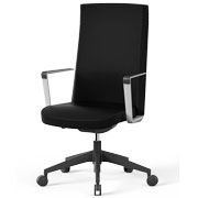 Sillón de dirección Cron de Actiu en color negro disponible en stock para envío express