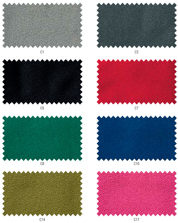 Tapizados Poliéster en 16 colores para silla Atenea de Dile Office