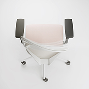 Silla de oficina con respaldo de diseño ergonómico y flexible para máxima movilidad de la espalda Dot.Pro de Forma 5