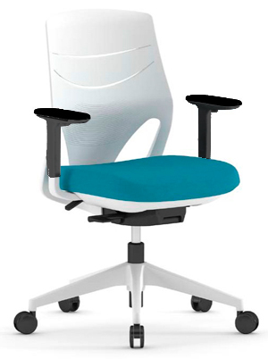 Silla de oficina con asiento ergonómico de polipropileno eFit Actiu