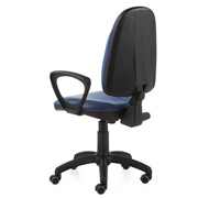 Silla Fast Ergo de Dile Office con reposabrazos tapizada en azul