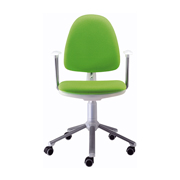 Silla Flax de Dile Office tapizada en rosa fucsia