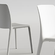 Silla de oficina confidente Fluit de Actiu en colores modernos