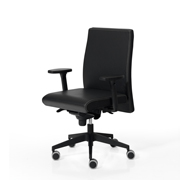 Silla de oficina con ruedas Neo de Dile Office en negro