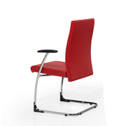 Silla de oficina confidente Neo de Dile Office en rojo