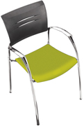 Asiento de silla de dirección en tela ignífuga RD-905-6 verde