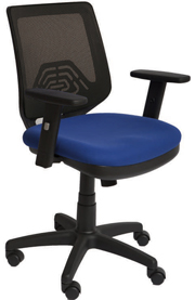 Silla de dirección en tela igníguga RD-936-3 azul