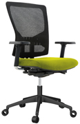 Silla de dirección en tela igníguga RD-937V15-6 verde