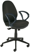 Silla de oficina en tela igníguga RD-939-4 negro