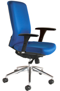 Silla de dirección en tela igníguga RD-944V15-3 azul