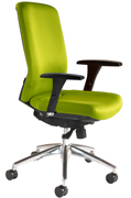 Silla de dirección en tela igníguga RD-944V15-6 verde