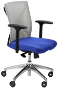 Silla de dirección en tela igníguga RD-949V15-3 azul