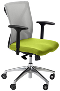 Silla de dirección en tela igníguga RD-949V15-6 verde