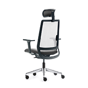 Silla de oficina ergonómica con cabecero Sense de Forma 5