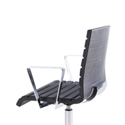 Silla Top de Dile Office negra con brazos