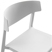 Silla confidente Wing apilable en blanco para envío Express