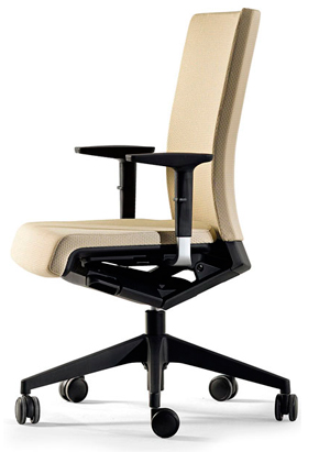 Silla de oficina con asiento tapizado Winner Actiu Serie 20