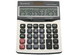 Calculadora de sobremesa barata Bismark de 12 dígitos