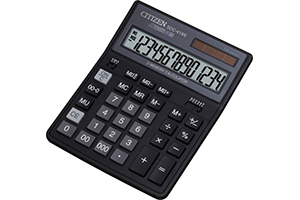 Calculadora de sobremesa barata Citizen SDC-414N de 14 dígitos