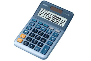 Calculadora de sobremesa Casio MS-120TER de 12 dígitos