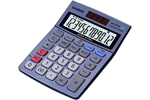 Calculadora de sobremesa Casio MS-120TER de 12 dígitos