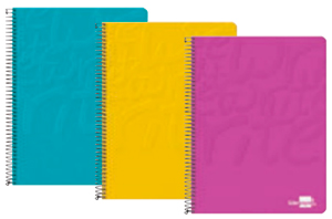 Libreta encuadernada con espiral tamaño Cuarto Liderpapel BC01