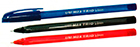 Bolígrafo económico Trio en caja de 50 en azul, rojo, negro y verde