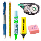 Bolígrafos, rotuladores, lápices y correctores