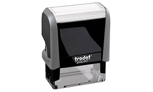 Sello comercial Trodat Printy 4911 con entintaje automático