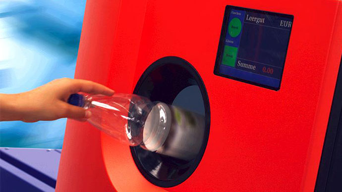 El mecanismo de corte puede ser utilizado también en combinación con automáticos para botellas retornables 