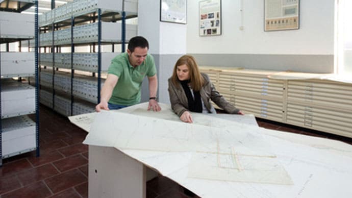 Archivador de planos Bisley en Hunosa