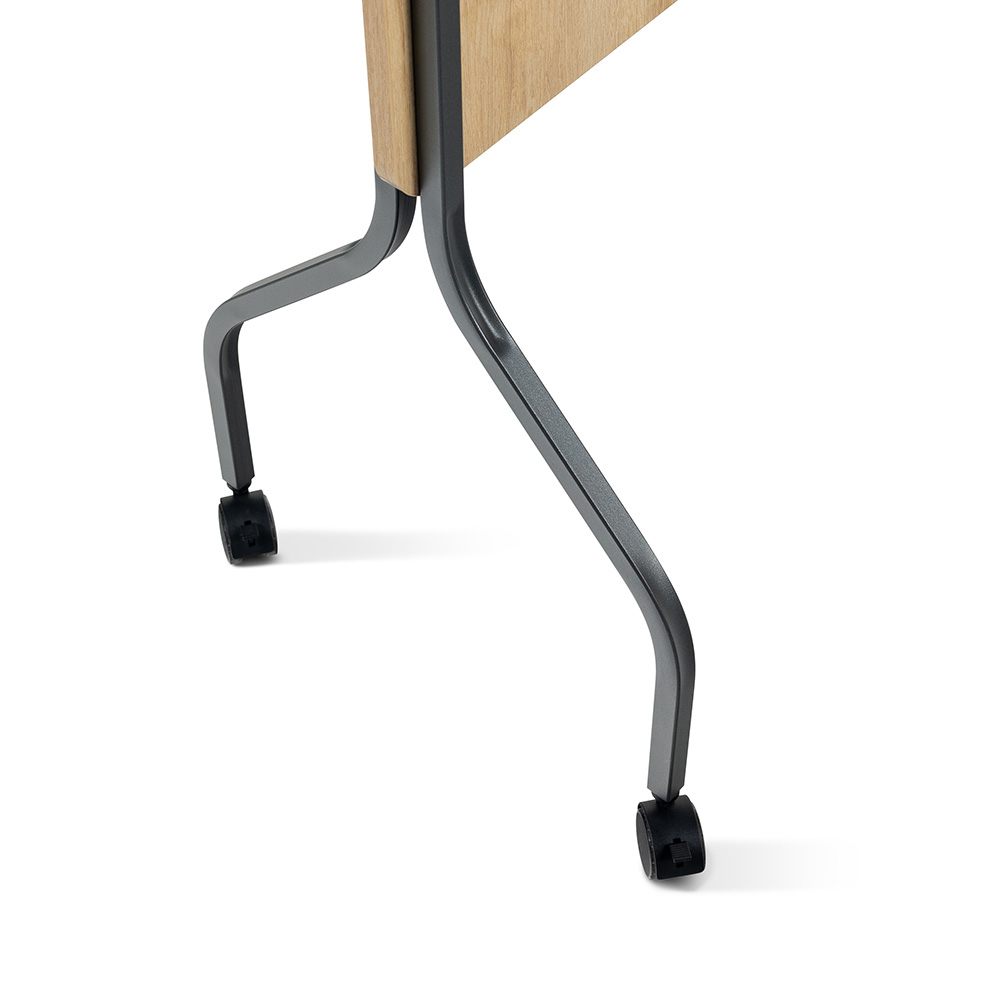 La base de 4 ruedas te permite mover cómodamente la pizarra allá donde se necesite.