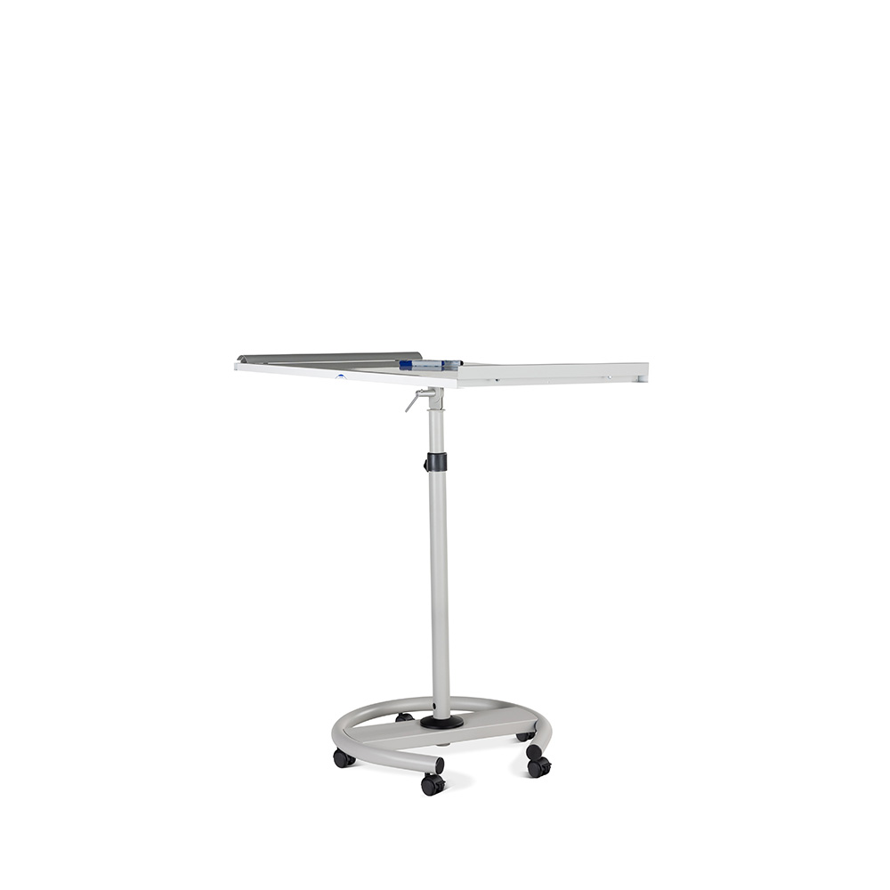 Su sistema de rotación patentado y único en el mercado permite girar la superficie hasta una posición horizontal.