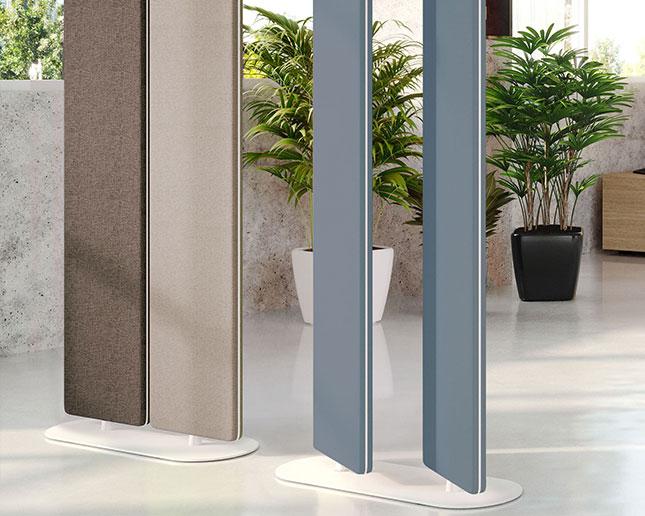 Divisoria 360 en tonos marrones y azules