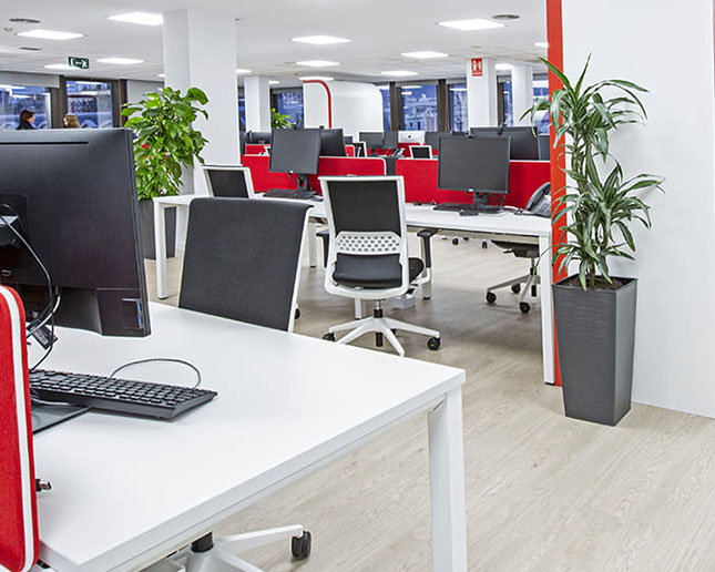 Oficina con mesas Vital Pro