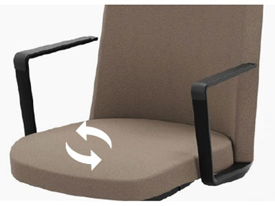 Asiento con tecnología oscilante