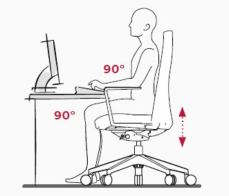 Altura regulable en sillón Cron