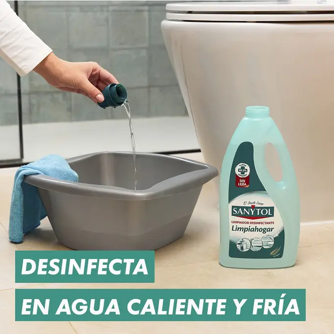 Funciona en cualquier temperatura. Ya sea con agua caliente o fría, elimina eficazmente bacterias, hongos y virus al instante.