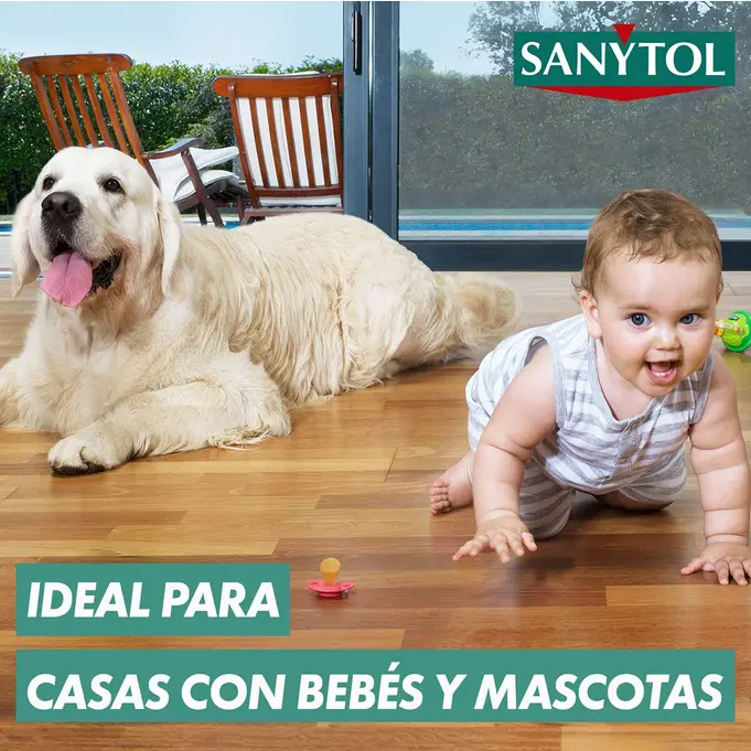 Producto testado dermatológicamente. Sin lejía ni químicos agresivos. Perfecto para hogares con niños pequeños y animales domésticos curiosos.