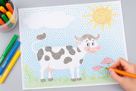 Actividades creativas con rotuladores Jovi para educación infantil 