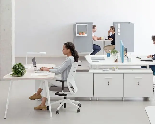 Programa completo Twist mesas de oficina versátiles