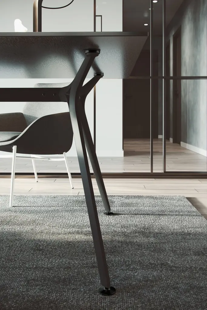 Mesa de diseño Arkitek en negro