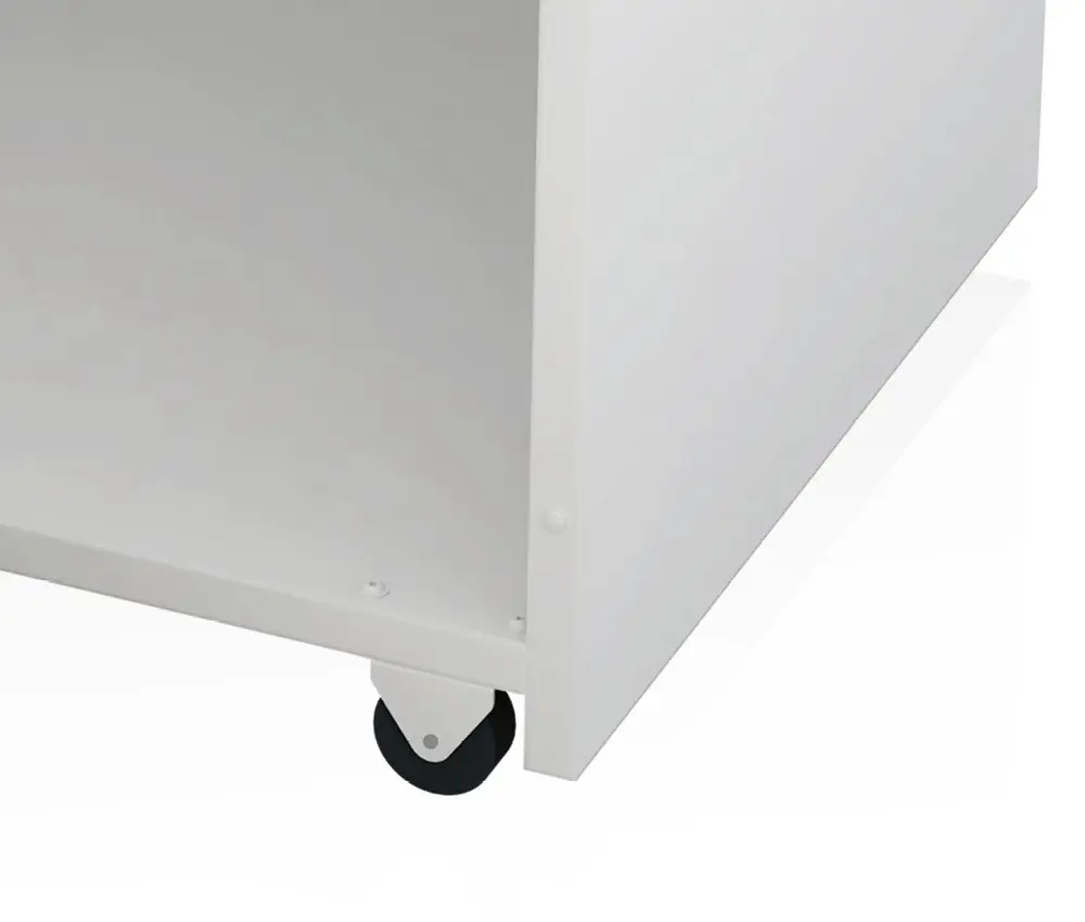 Ruedas integradas en la base de la destructora HSM StoreEx OMDD 130