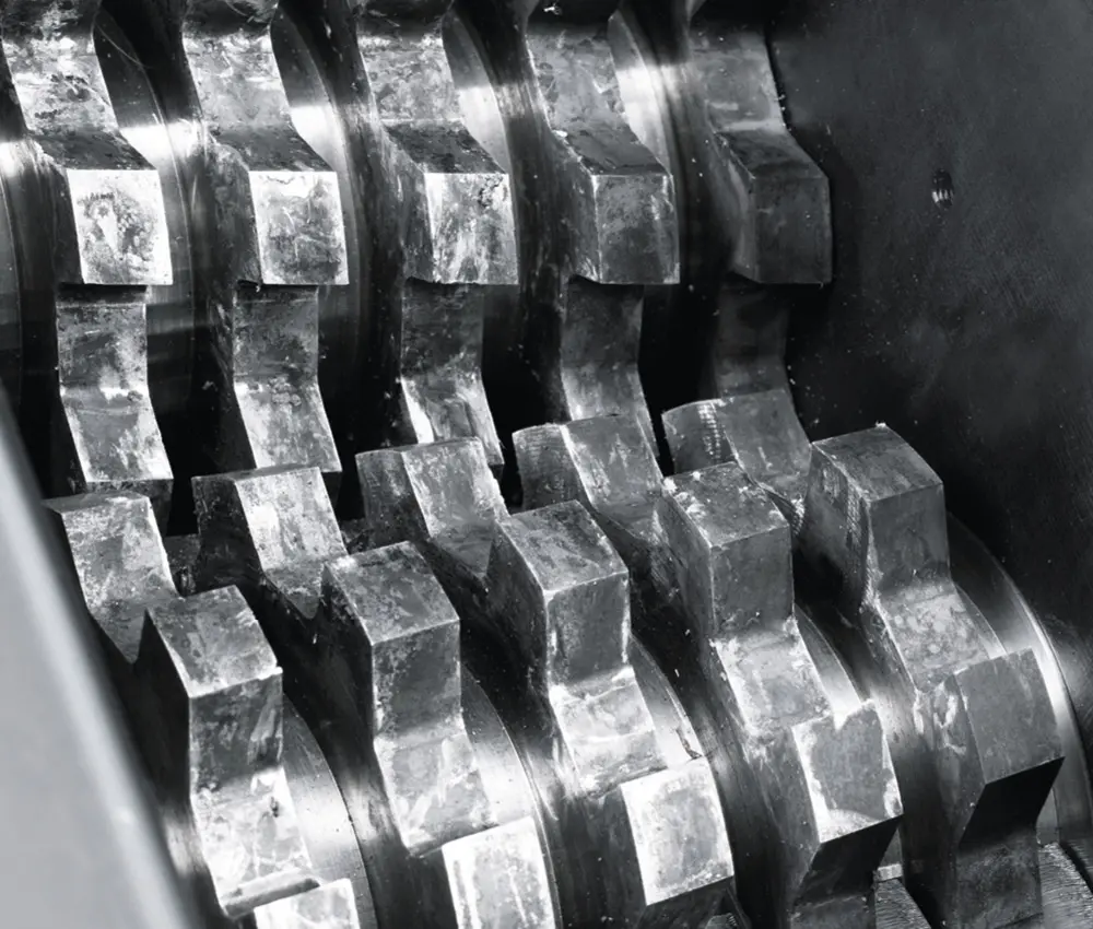 Cuchillas de acero templado de la destructora HSM HDS 150