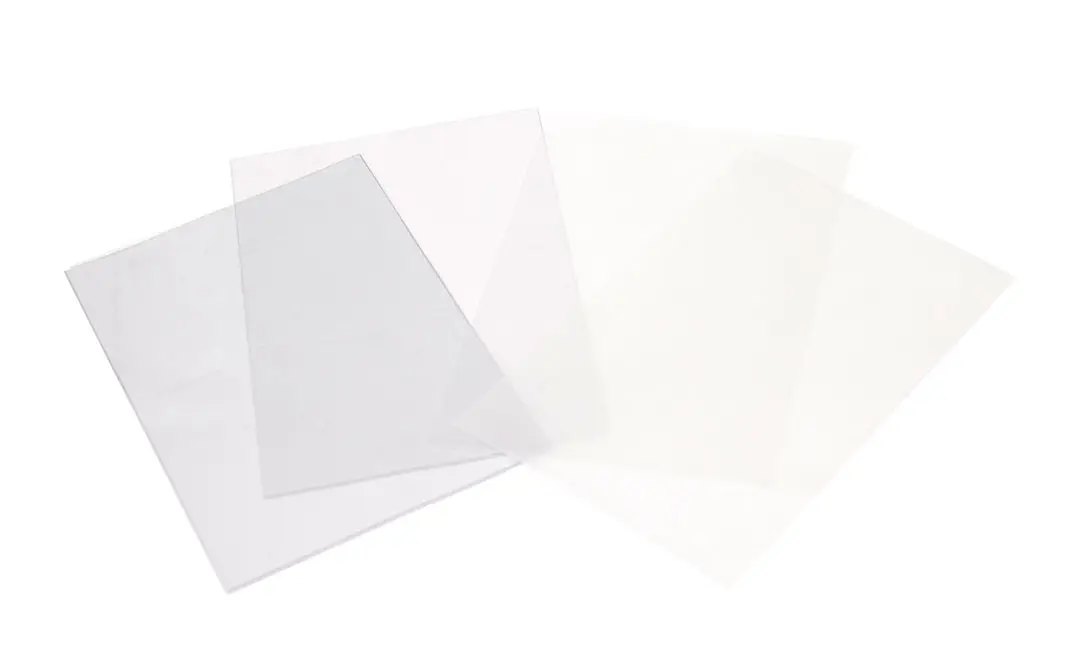 Portadas para encuadernar transparentes y translúcidas