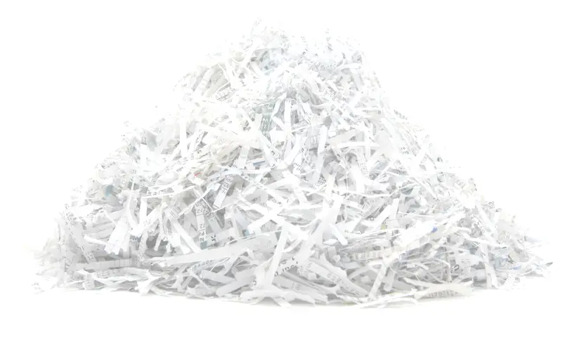 Destrucción de documentos en papel